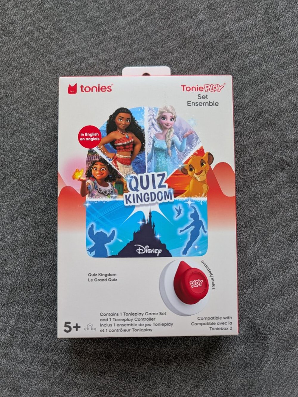 tonies Tonieplay Disney: Quiz Kingdom Trivia Game